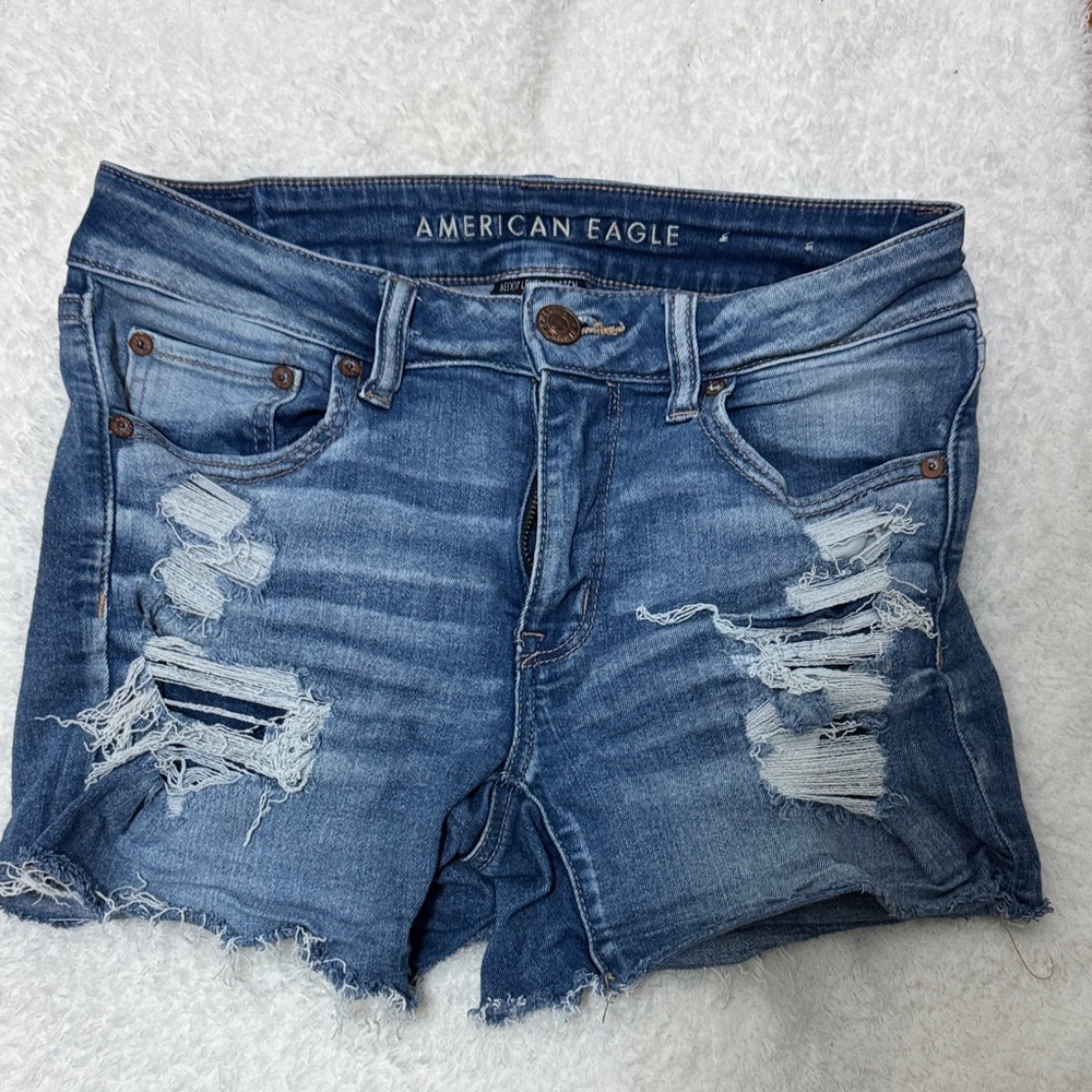 American Eagle Distressed Denim Women Shorts